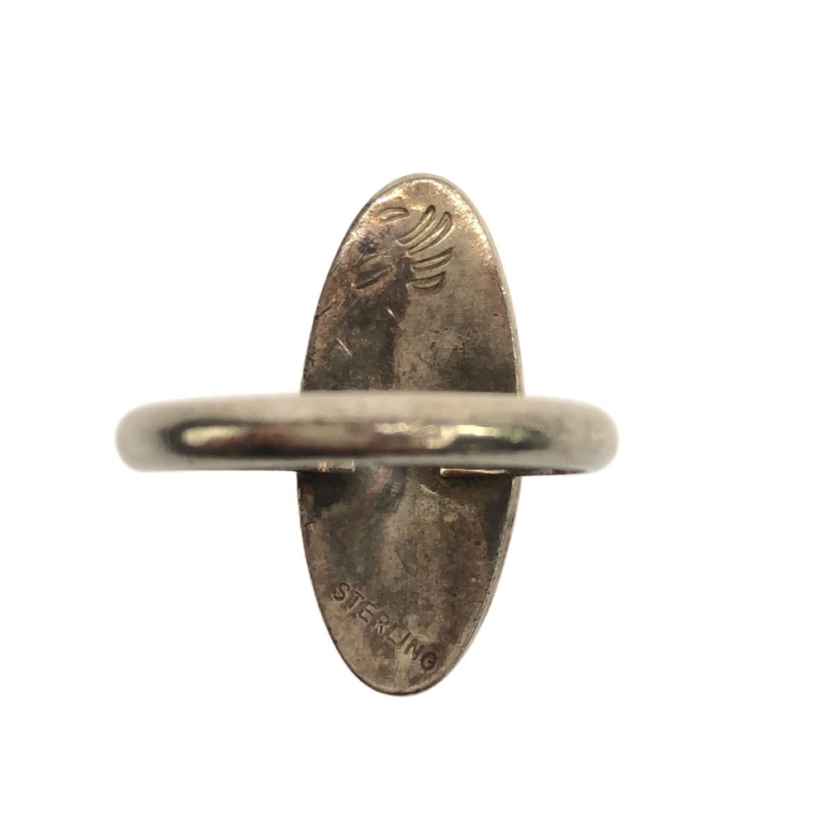 HOPI ホピ族 Willis Humeyestewa シルバーリング 9号 STERLING