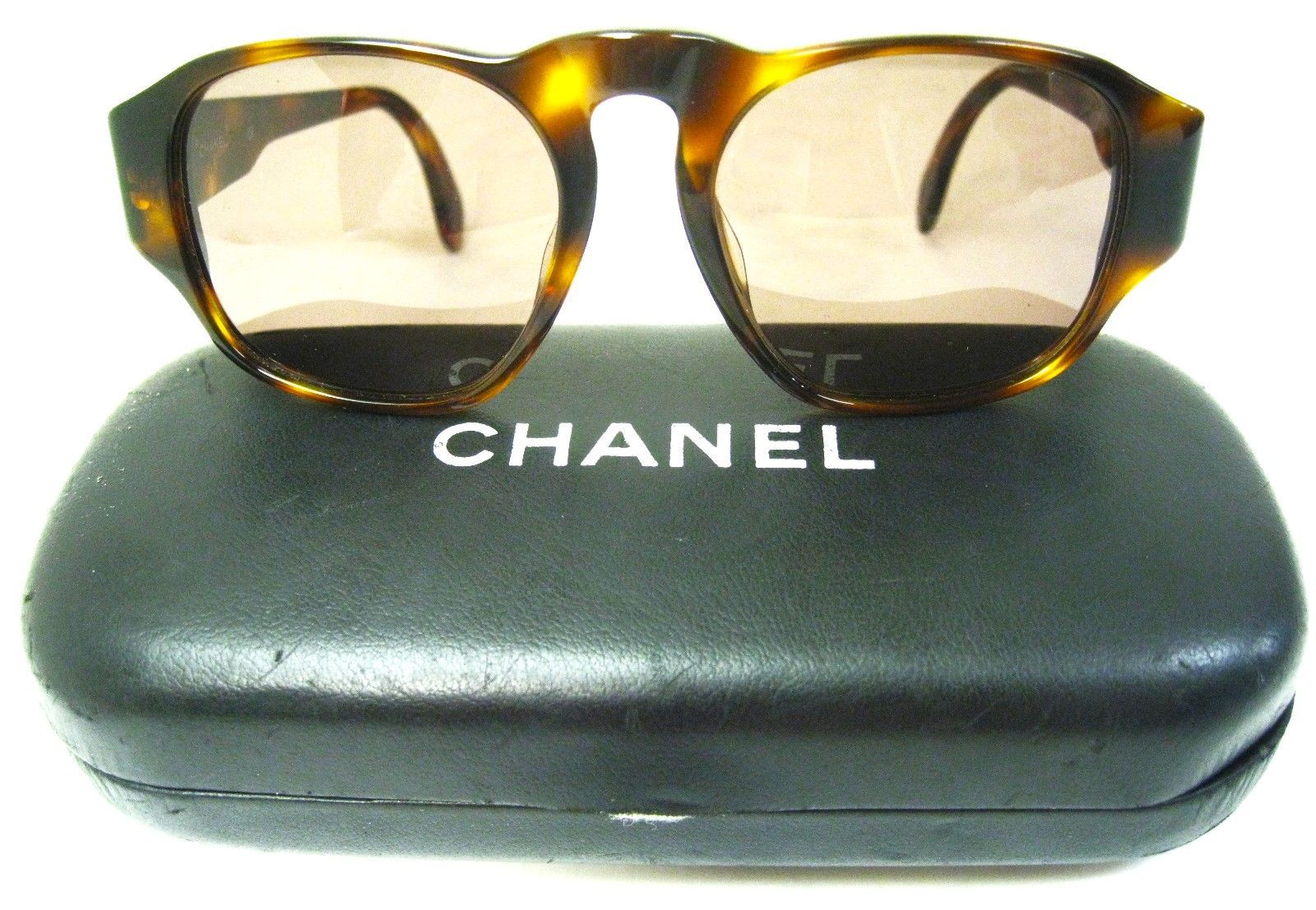 CHANEL ブラウン サングラス デミ柄 01452 91235 CHANEL シャネル サングラス スクエア シェイプ アイウェア