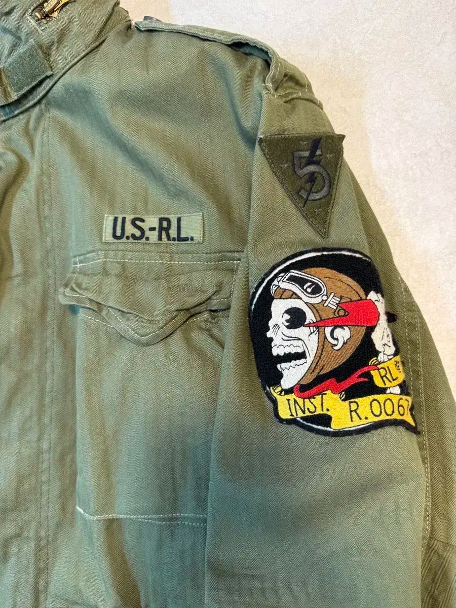 ドクロ マウンテンパーカー