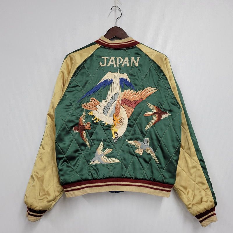 品 TAILOR TOYO テーラー東洋 SOUVENIR JACKET M18426 スーベニアジャケット 虎×鷹×雀 スカジャン アウター 145-251024-as-08-izu