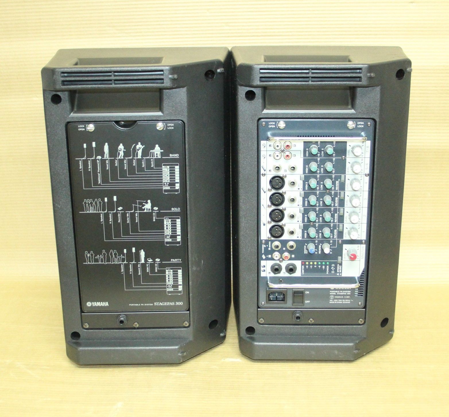 定番NEWネロ様専用 安心な整備済品 YAMAHA STAGEPAS300 ハードケース付 配信機器・PA機器・レコーディング機器