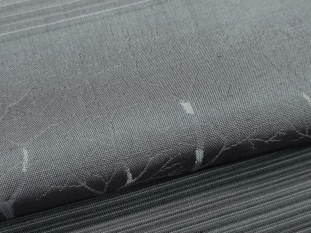 平和屋着物■極上　京の名門・菱屋六右ェ門　訪問着　紬地　横段樹林文　やまと金ラベル　逸品　CZAA3637s5 平和屋着物□極上 京の名門・菱屋六右ェ門 訪問着 紬地 横段樹林文