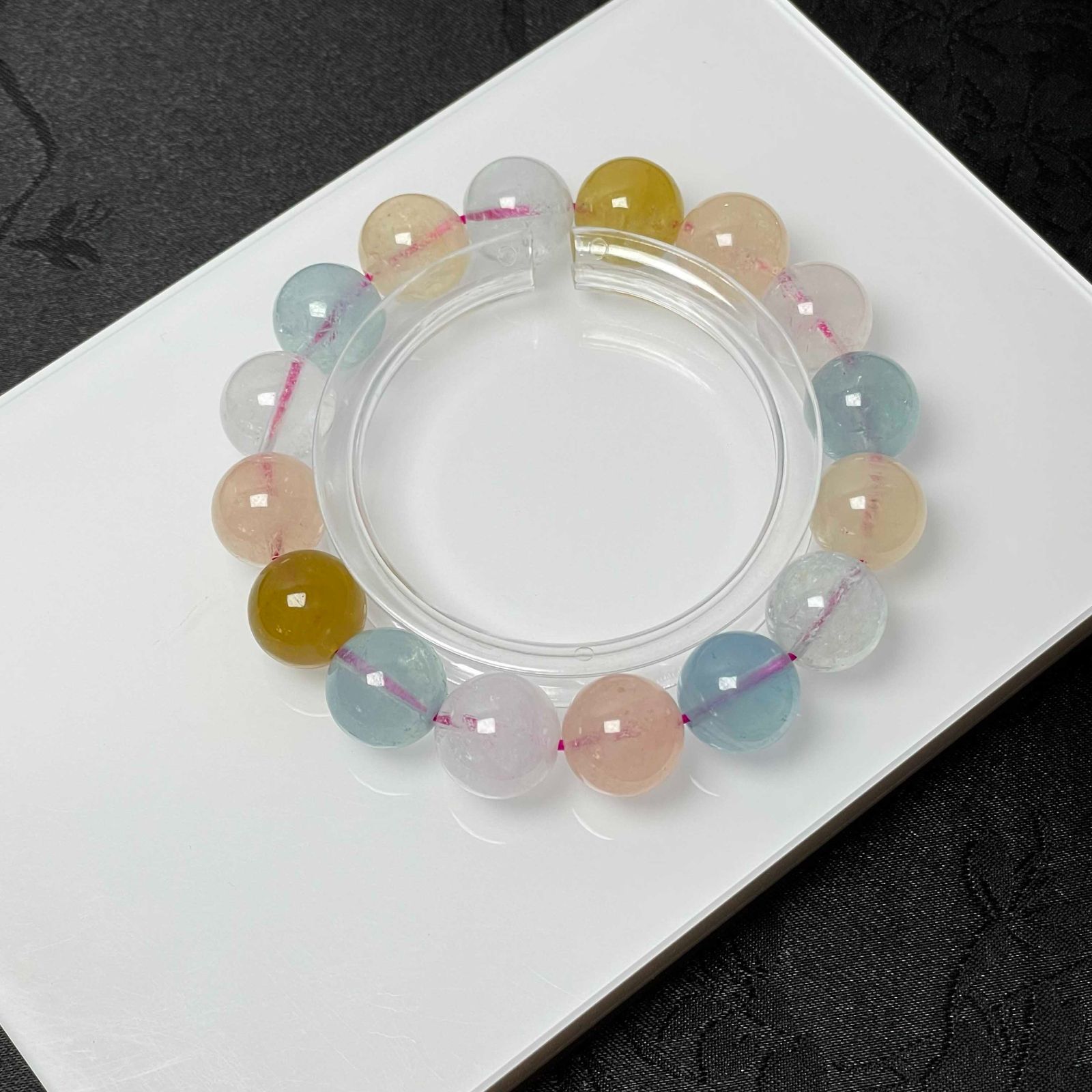 綺麗 EU製 ☆モルガナイト ブレスレット☆ブレスレット