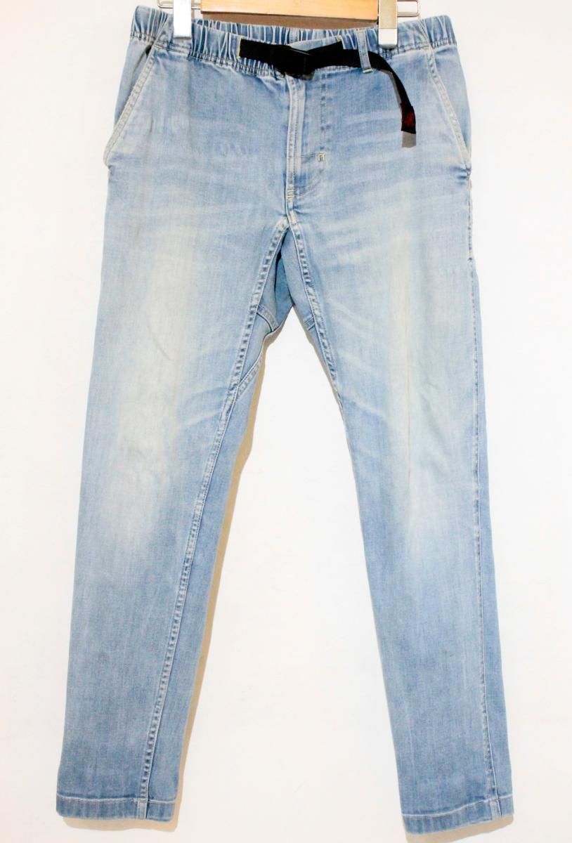 【中古】 GRAMICCI メンズクライミングパンツ M GRAMICCI/クライミングパンツ/M/インディゴブルー 藍/デニム/gmp-16f002