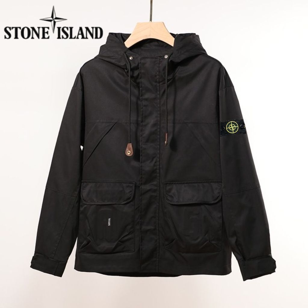 lsland フード付きラッシュジャケット