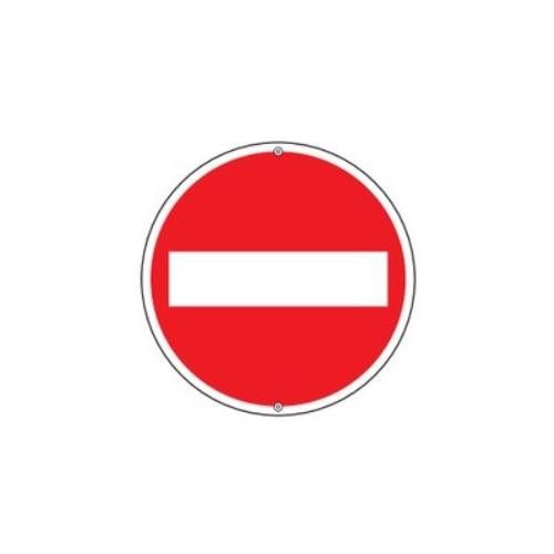 2営業日で発送 日本緑十字社 道路標識 構内用 車両進入禁止 道路303 133100 1枚