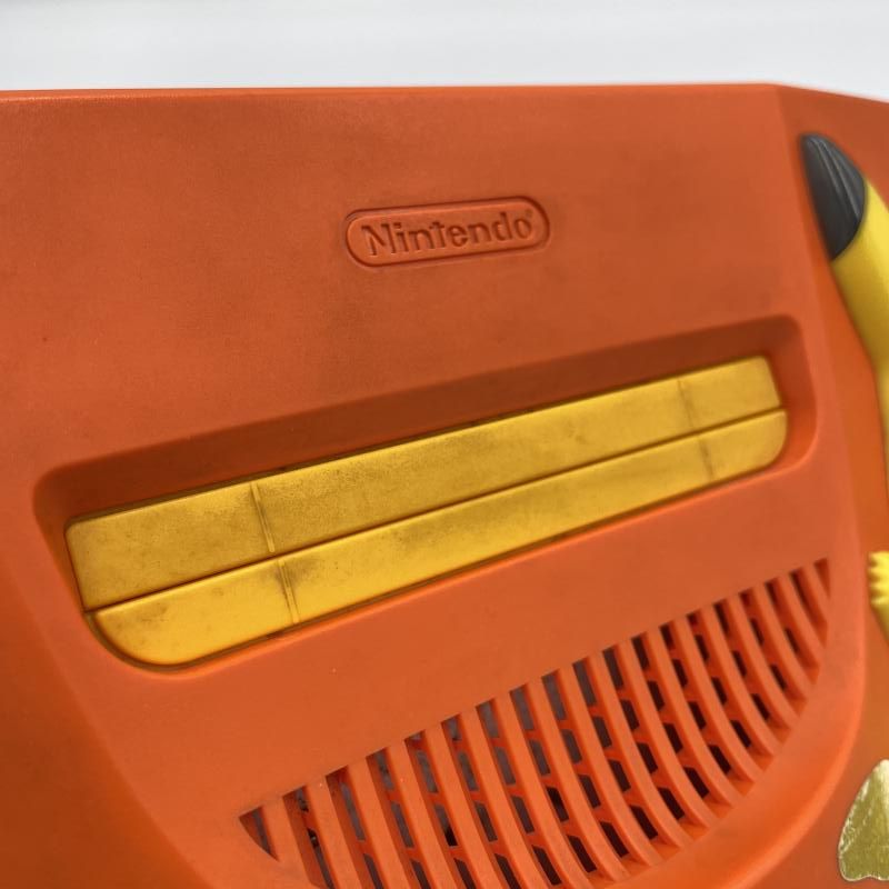 【中古】本体）【動作確認済/メモリー拡張パック換装済】任天堂/ニンテンドウ64 ピカチュウオレンジ/NUS-101[6][240006552152] 中古】本体）【動作確認済/メモリー拡張パック換装済】任天堂