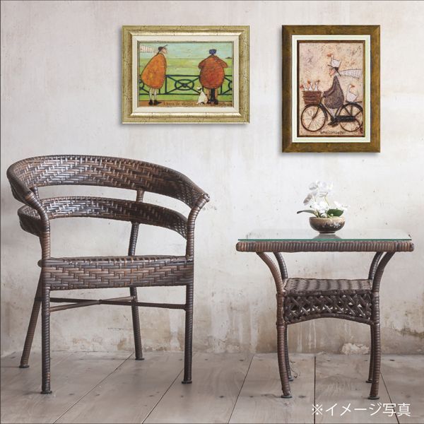 サムトフト「ガチョウ タクシー」ゲルアート 癒し 動物 絵画 アートフレーム 新品ホビー・楽器・アート - サムトフト「ガチョウ タクシー