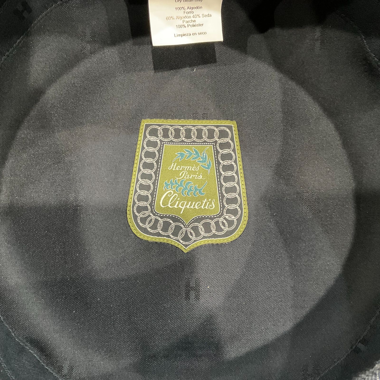 HERMES エルメス サントノーレ デニム ベレー帽 56 D25070421 NICORILABO_COM