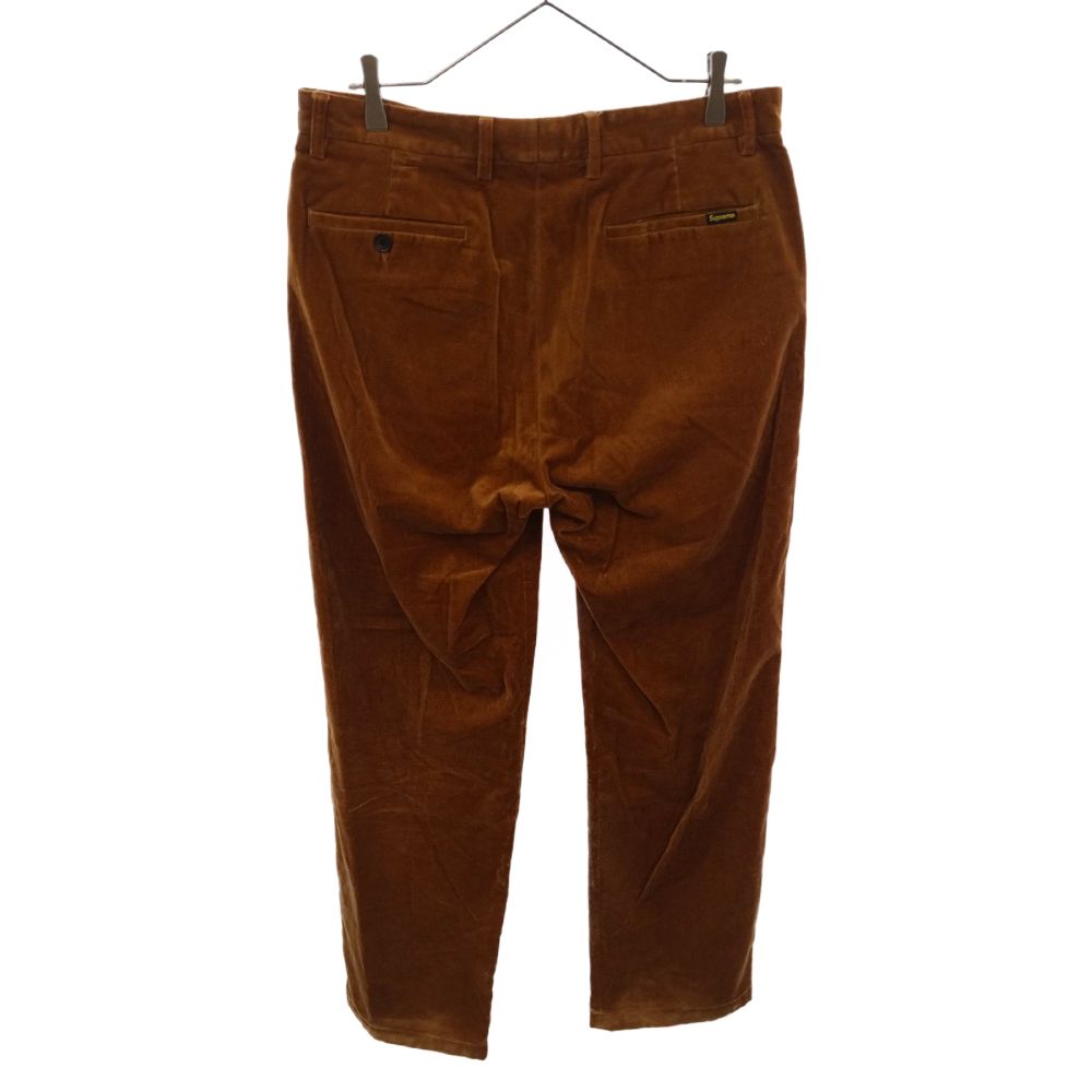 シュプリーム ベルベットトラウザーパンツ