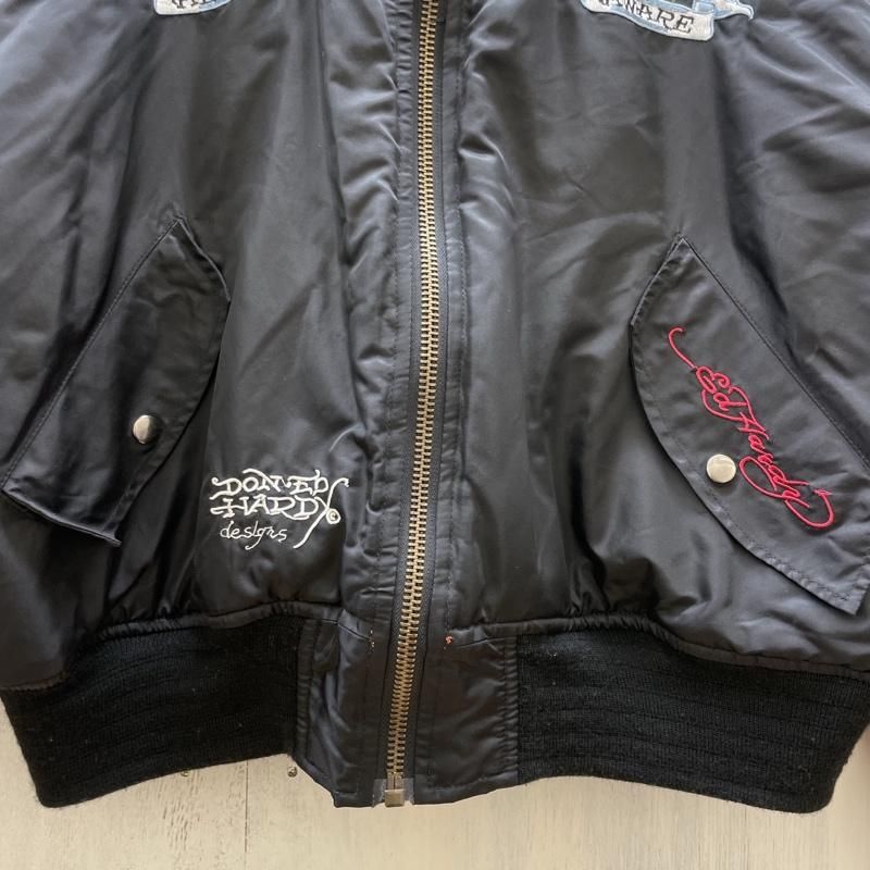 エドハーディ　ma-1 Never mind the XU / Chikashitsu+｜【GALFY】GALFYxEd Hardy