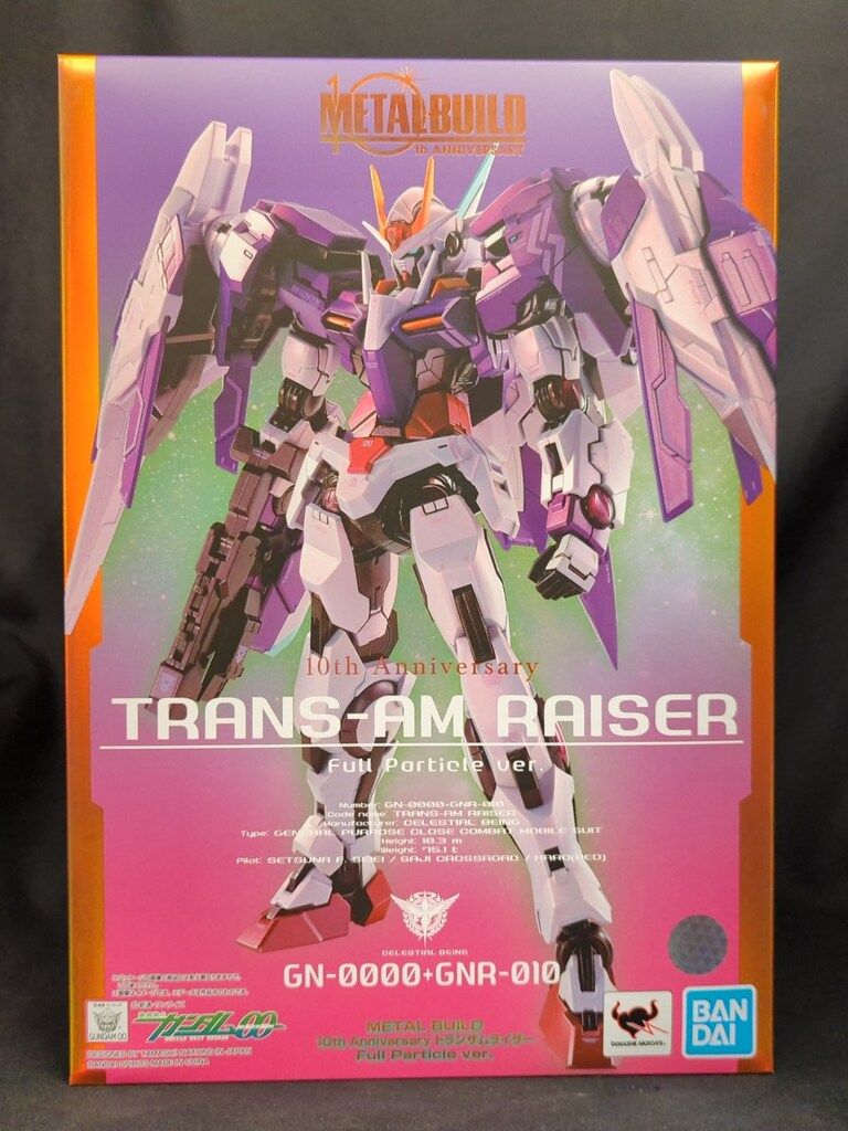 BANDAI SPIRITS METAL BUILD 10th Anniversary 機動戦士ガンダム00 トランザムライザー Full Particle ver.