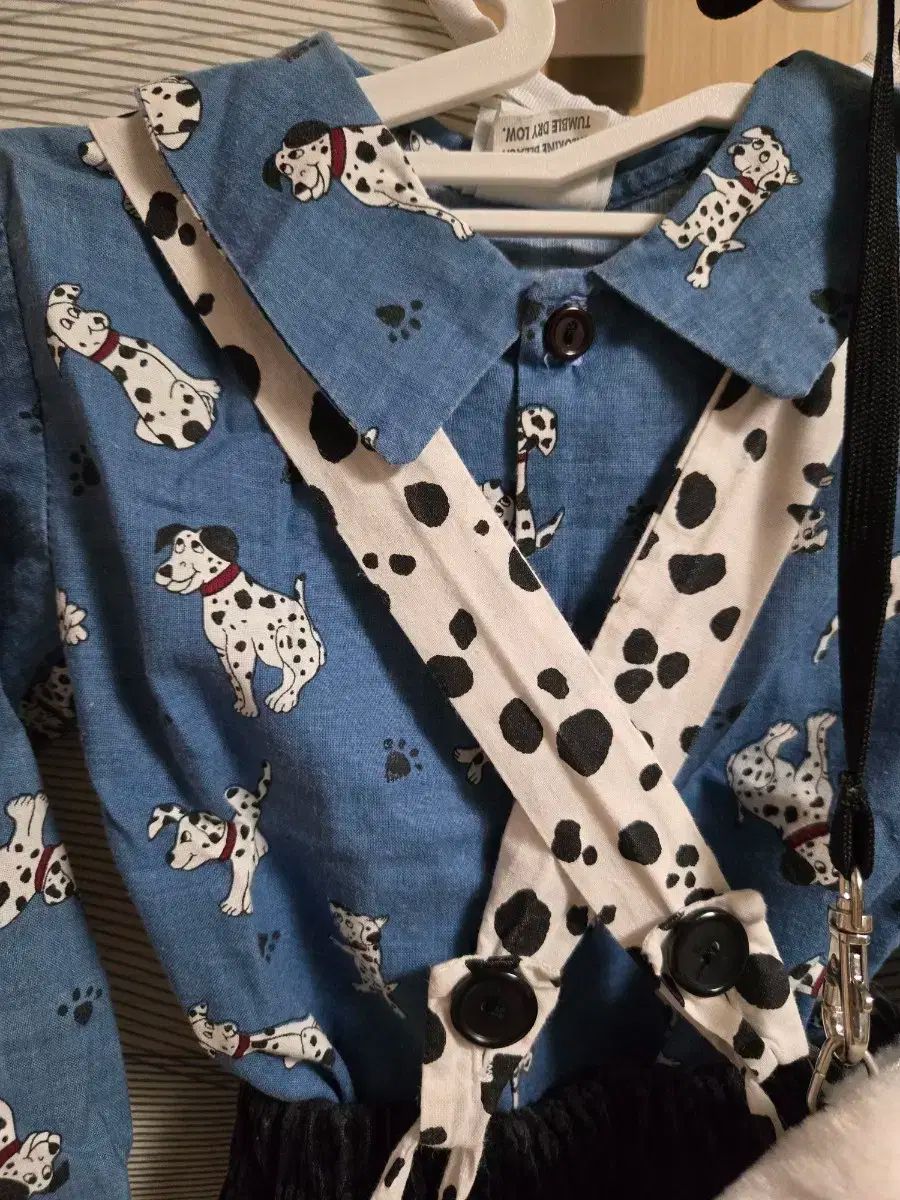 迷美ダルメシアン 80- セット シャツ サスペンダー バッグ