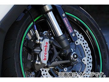 2輪 エルエスエル フロントアクスルプロテクター 555Y088GO ゴールド JAN：4548664772025 ヤマハ YZF-R6 2003年～2007年