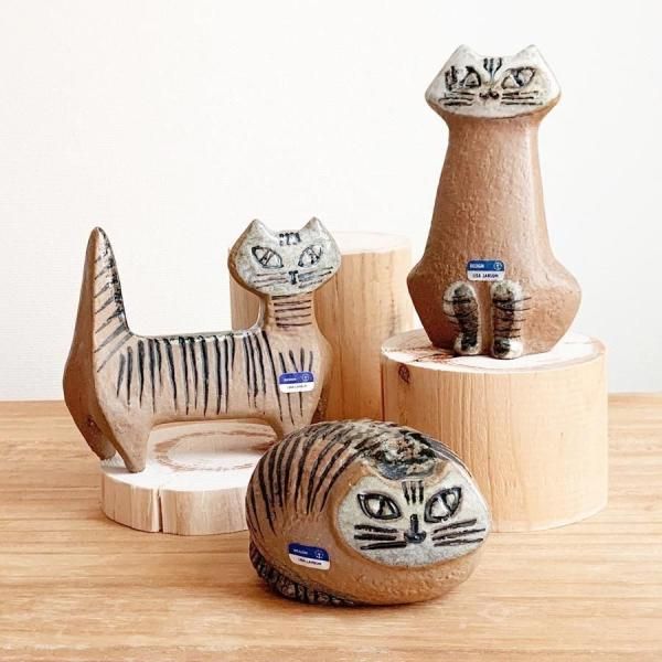 リサラーソン　小さな動物園　4本脚で立つ猫 リサラーソン 小さな動物園 4本脚で立つ猫 Lisa Larson リサ・ラーソン