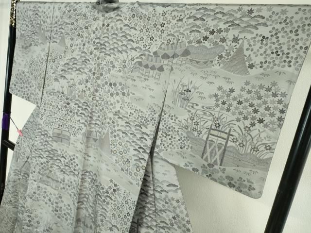 平和屋本店□極上 本場大島紬 訪問着 御所解文 逸品 DZAA5611kh5