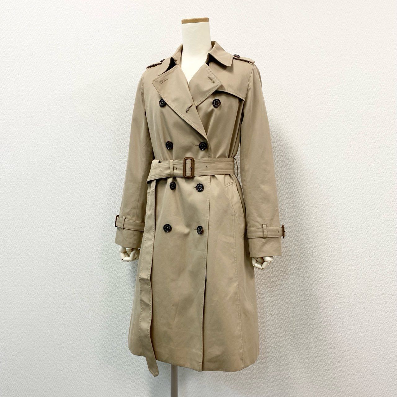 【美品】マッキントッシュフィロソフィー トレンチコート ベージュ ライナー付 L 63i12 MACKINTOSH PHILOSOPHY マッキントッシュ フィロソフィー
