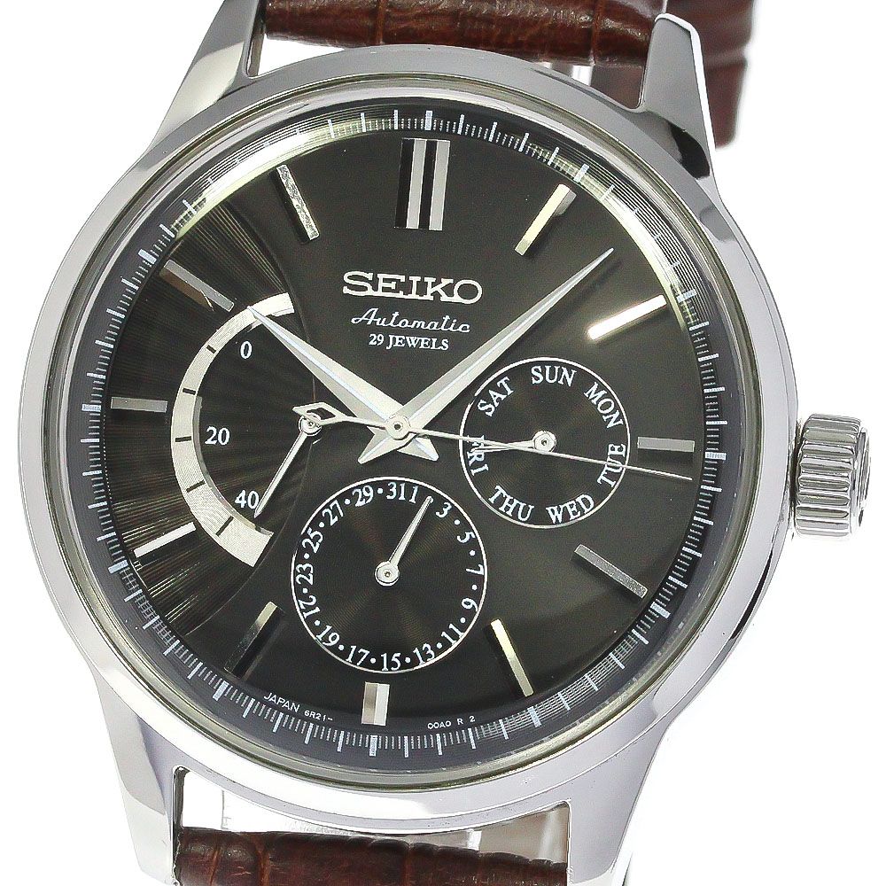 セイコー SEIKO 6R21-00A0/SARC013 メカニカル デイデイト 自動巻き
