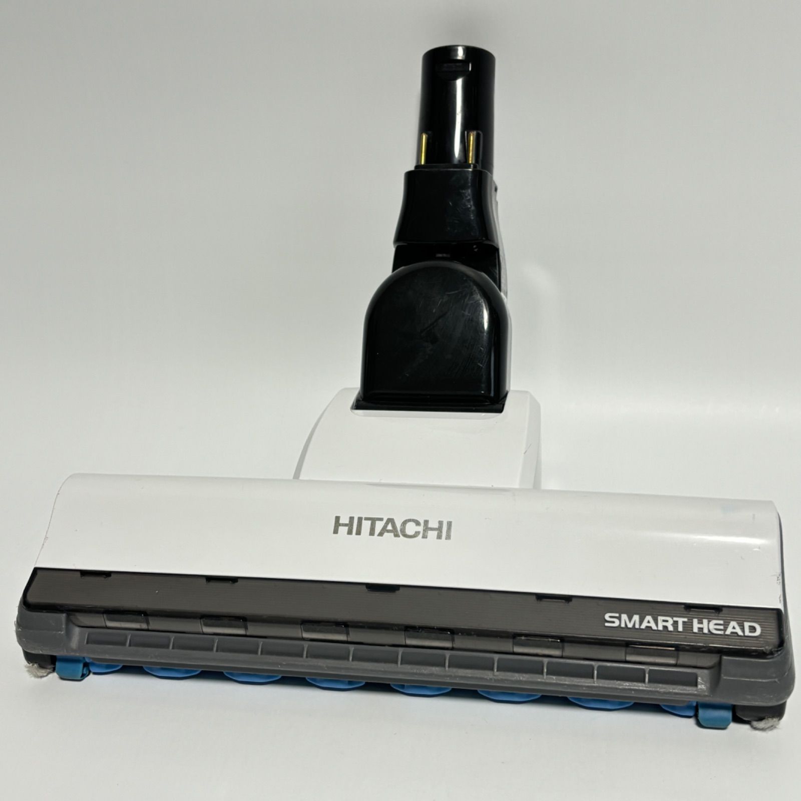 簡易清掃済】 HITACHI 日立 D-DP15 白 ホワイト 掃除機 ヘッド 回転 簡易清掃済】 HITACHI 日立 D-DP15 白 ホワイト 掃除機 ヘッド 回転
