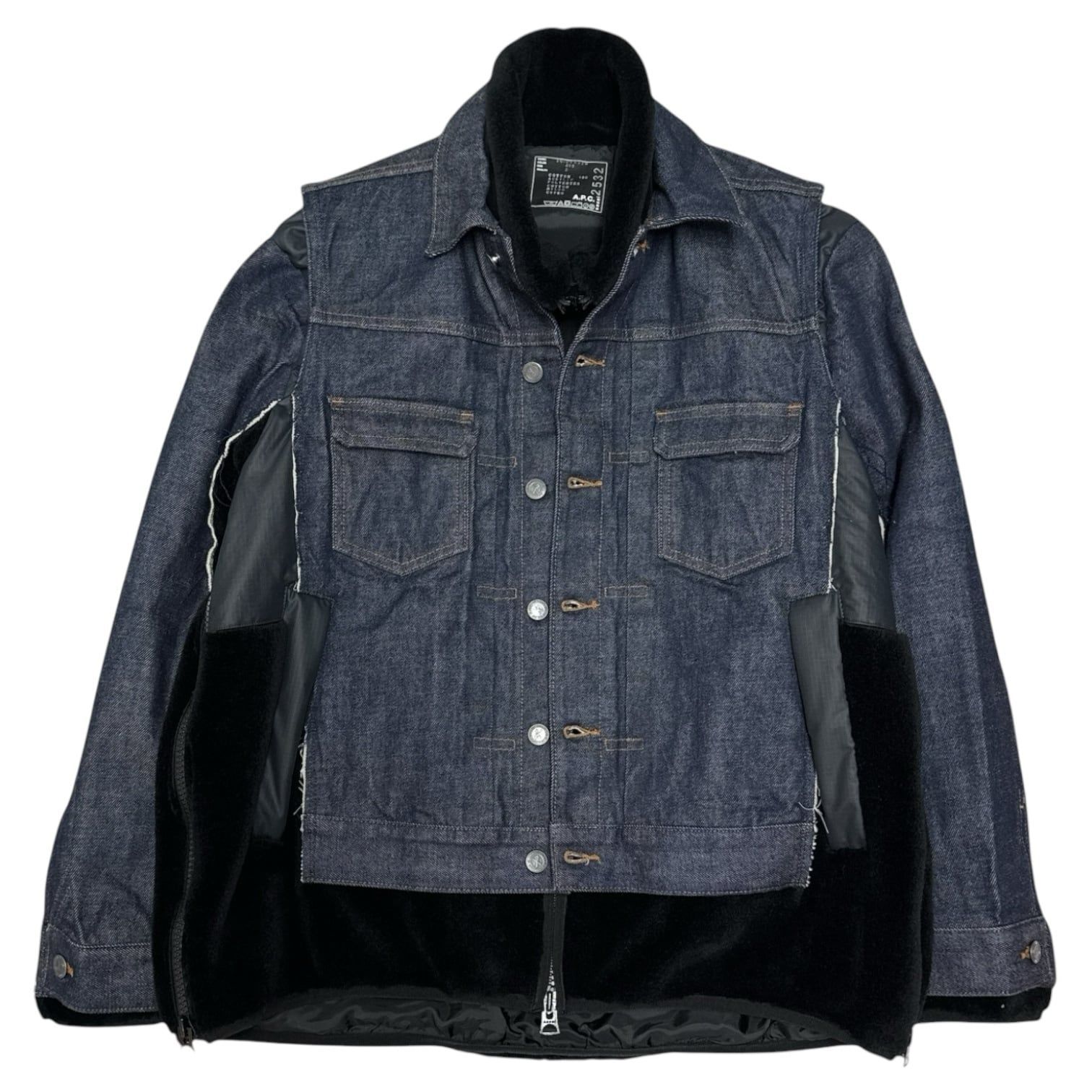 sacai x A.P.C Denim Docking Boa Jacket - メルカリ