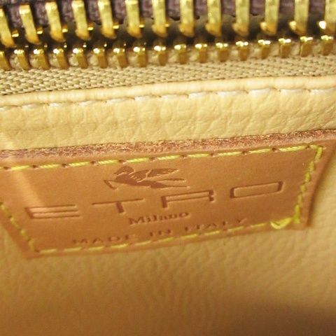 エトロ ETRO ハンドバッグ 2way ショルダーバッグ PVC レザー