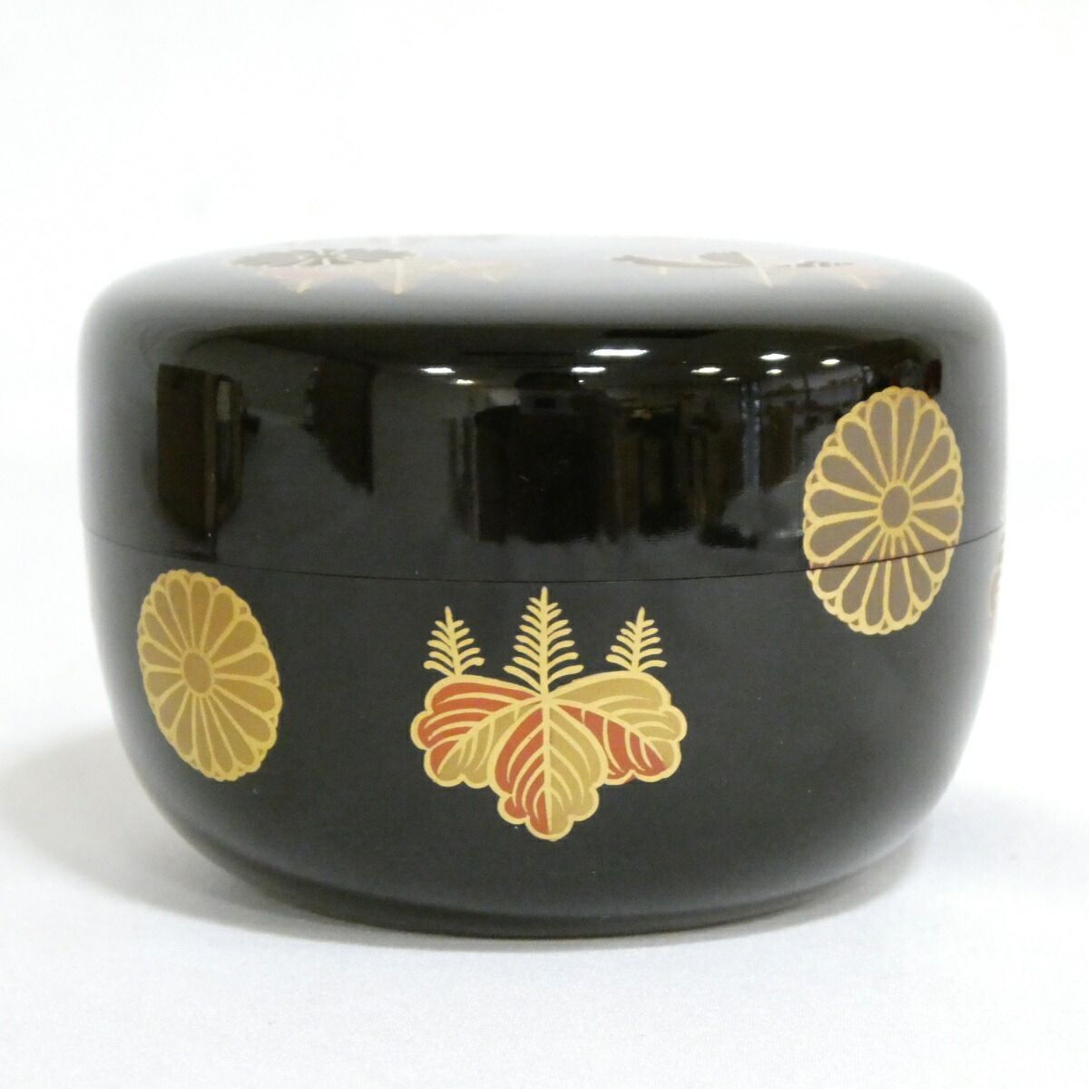 茶道具 蒔絵師 宗祥作 高台寺蒔絵 棗 共箱 V 9174