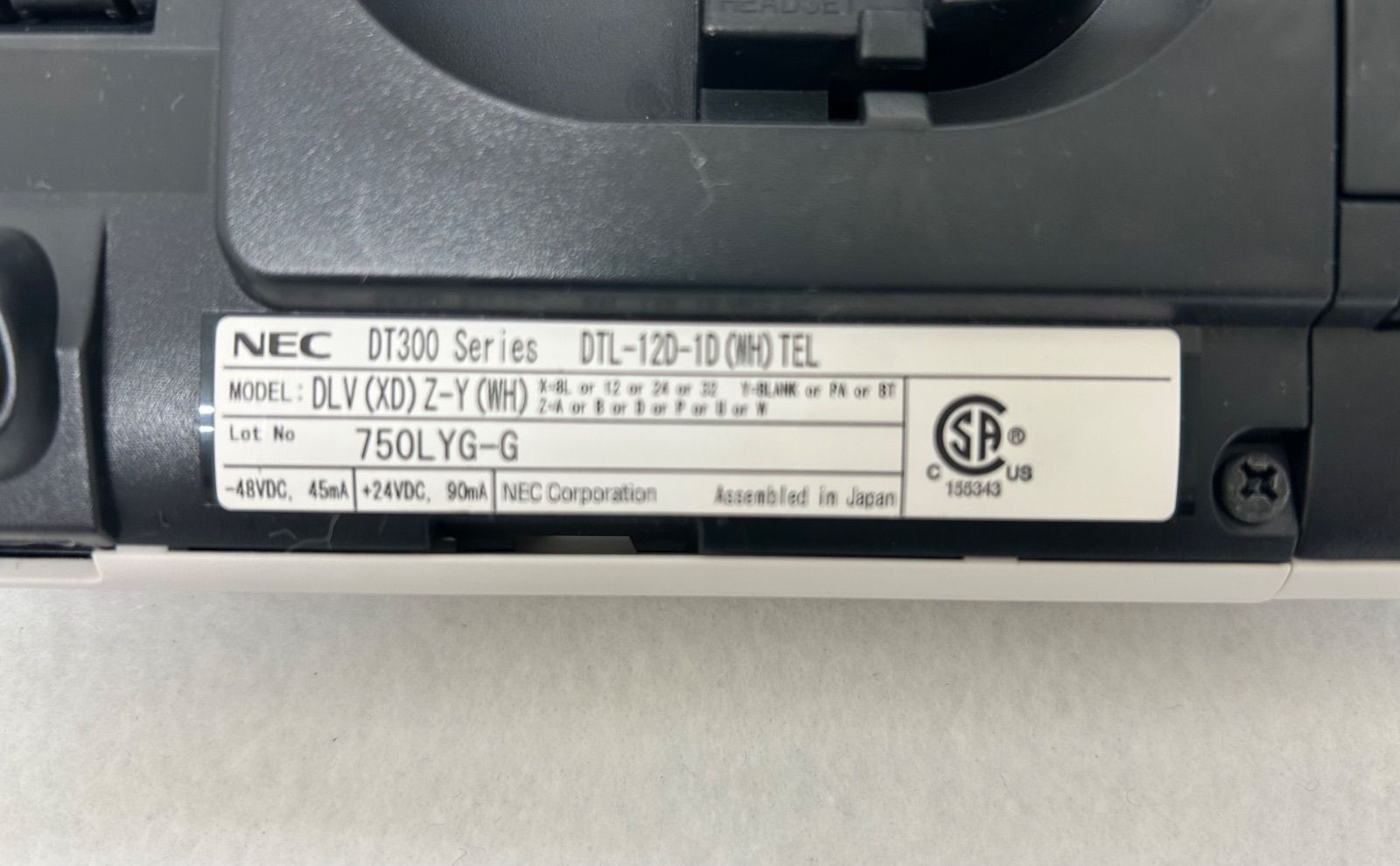 NEC ビジネスフォン DTL-12D-1D(WH) 電話機 3台セット - メルカリ