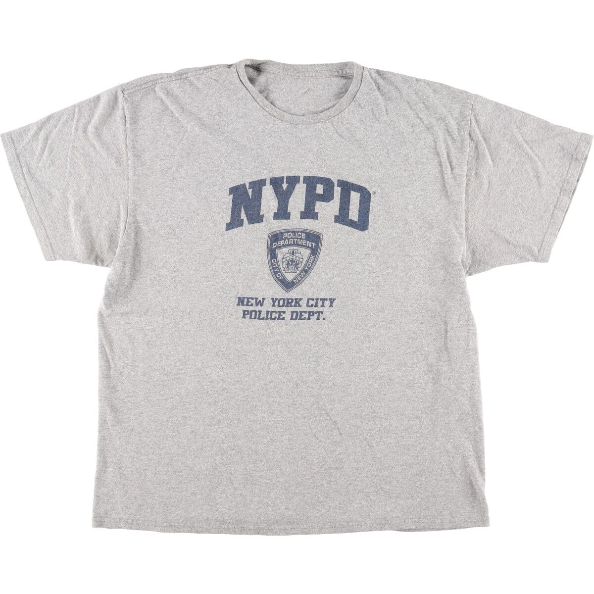 古着 NYPD ニューヨーク市警察 プリントTシャツ メンズL/eaa427812