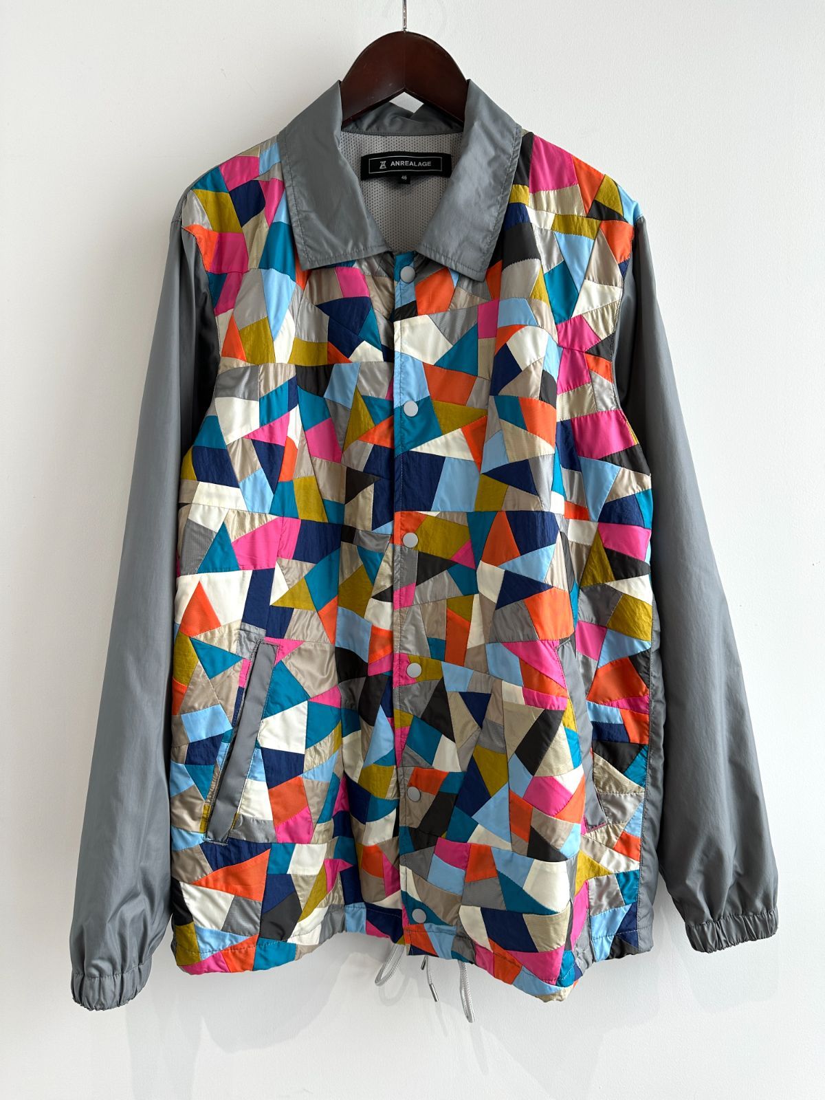 ANREALAGE パッチワーク テーラードジャケット サイズ46 SHORT LAYER TAILORED JACKET｜ANREALAGE OFFICIAL ONLINE SHOP