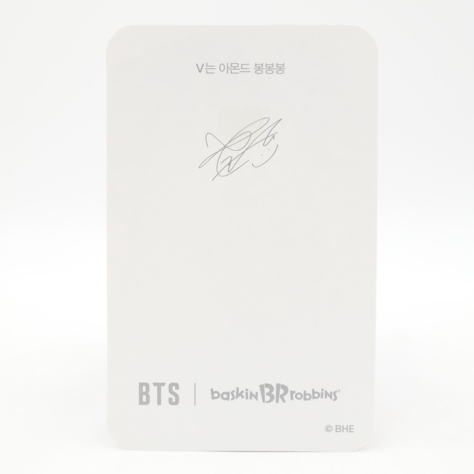 BTS テヒョン 韓国 サーティワン 31 コラボ トレカ フォト