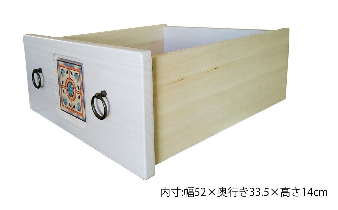 数量 チェスト nakakei スパニッシュ 60cm幅5段 大川家具 ホワイト 172965