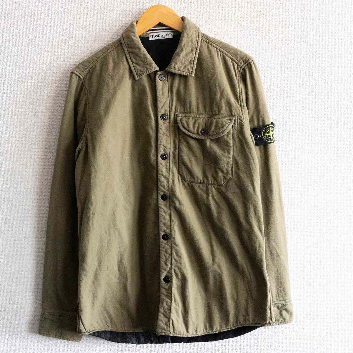 美品】STONE ISLAND【2011AW/OVER SHIRT】M オーバーシャツ シャツジャケット ストーンアイランド 2411033 -  メルカリ