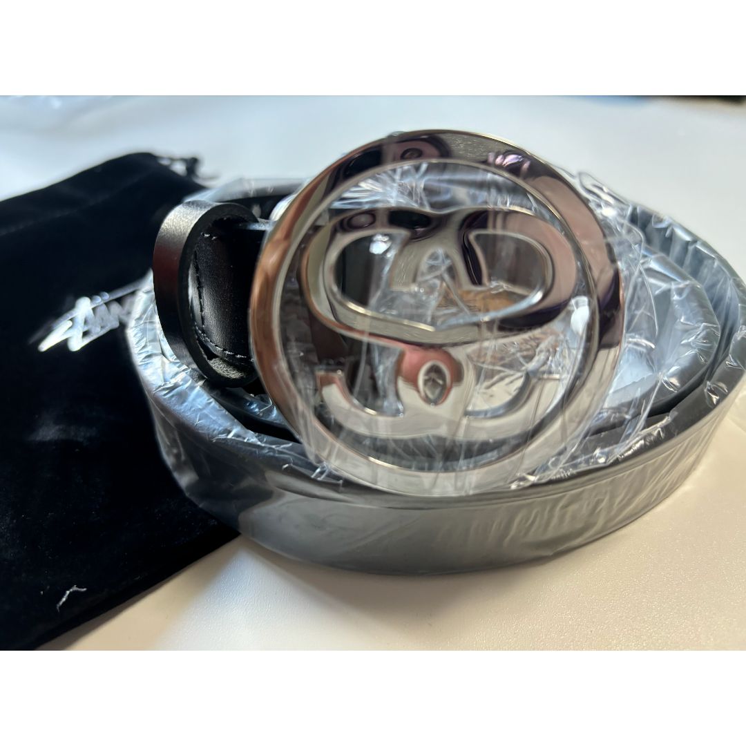 STUSSY SS-LINK BUCKLE BELT ブラック S/M 新品 s-l400.jpg