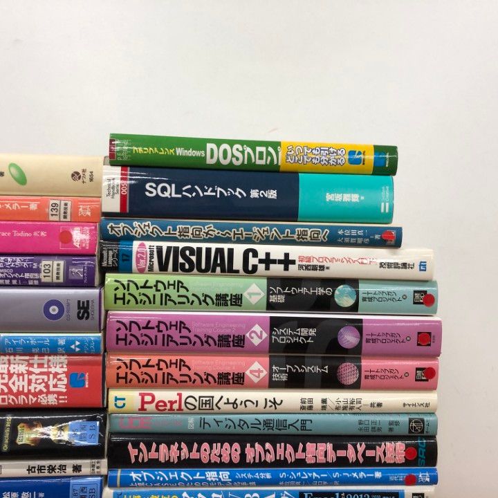 ■02)【同梱不可】プログラミングなど 関連本まとめ売り約60冊大量セット/オブジェクト指向/ネットワーク/情報処理/オラクル/エンジニア/B □02)【同梱不可】プログラミングなど 関連本まとめ売り約60冊