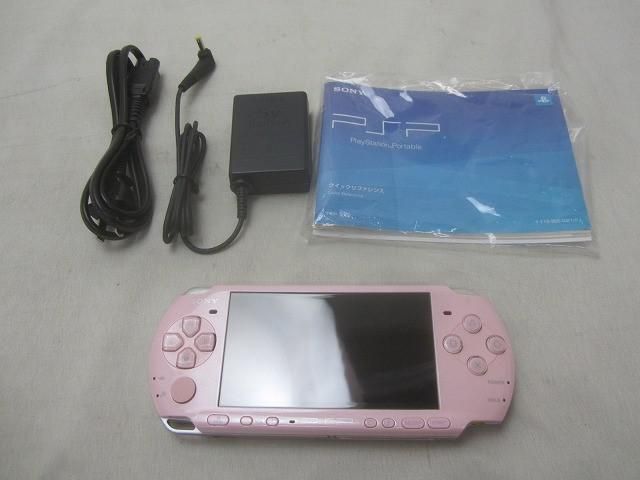 中古品 ゲーム PSP 本体 PSP3000 ブロッサムピンク 動作品 箱