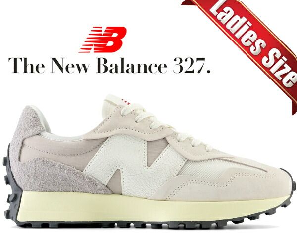 ニューバランス 327NEW BALANCE MS327CJ GRAY OFF WHITE Width D レディース スニーカー スウェード ナイロン