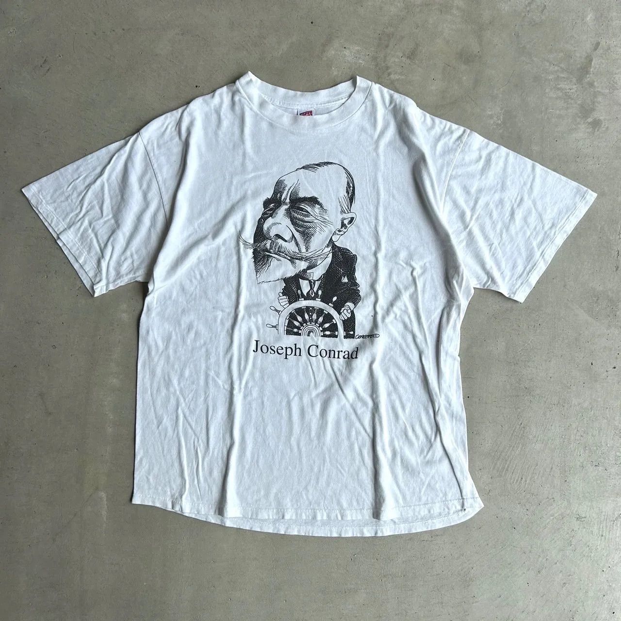 90s ビンテージ Tシャツ アインシュタイン largely literary 90's 