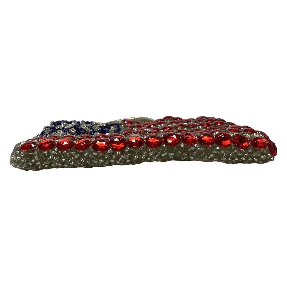 美品◇アンテプリマ バンディエラ ワイヤーバッグ アメリカ国旗 シルバー 赤 青 美品◇アンテプリマ バンディエラ ワイヤーバッグ アメリカ国旗