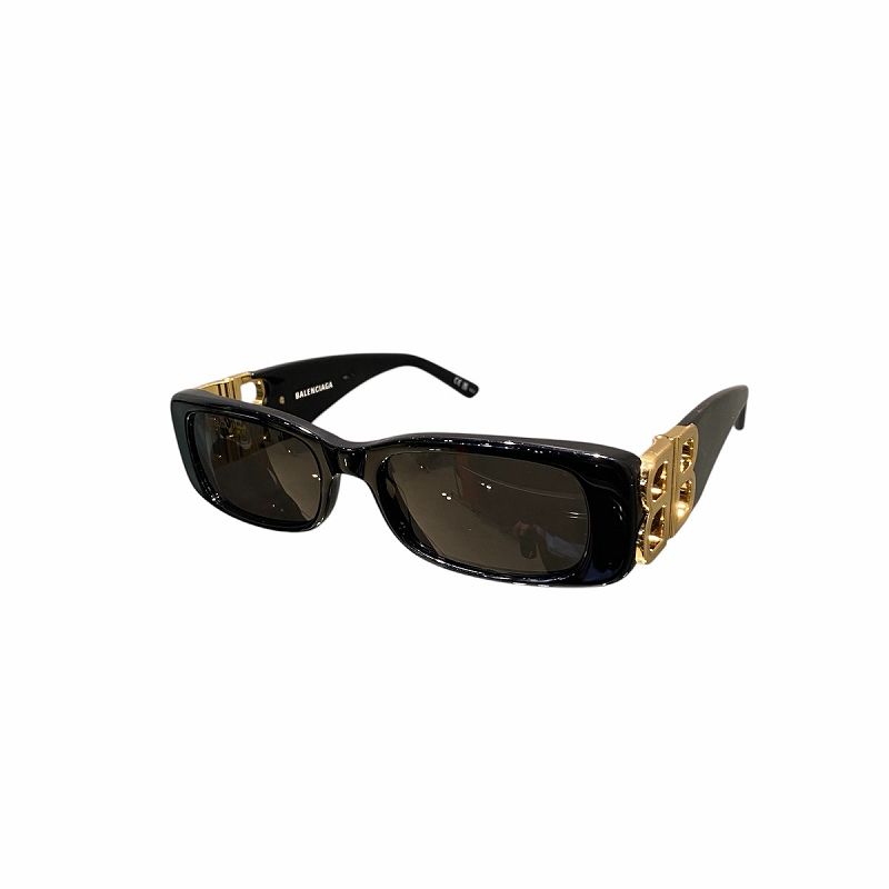 バレンシアガ BALENCIAGA Dynasty Rectangle BB ロゴ サングラス