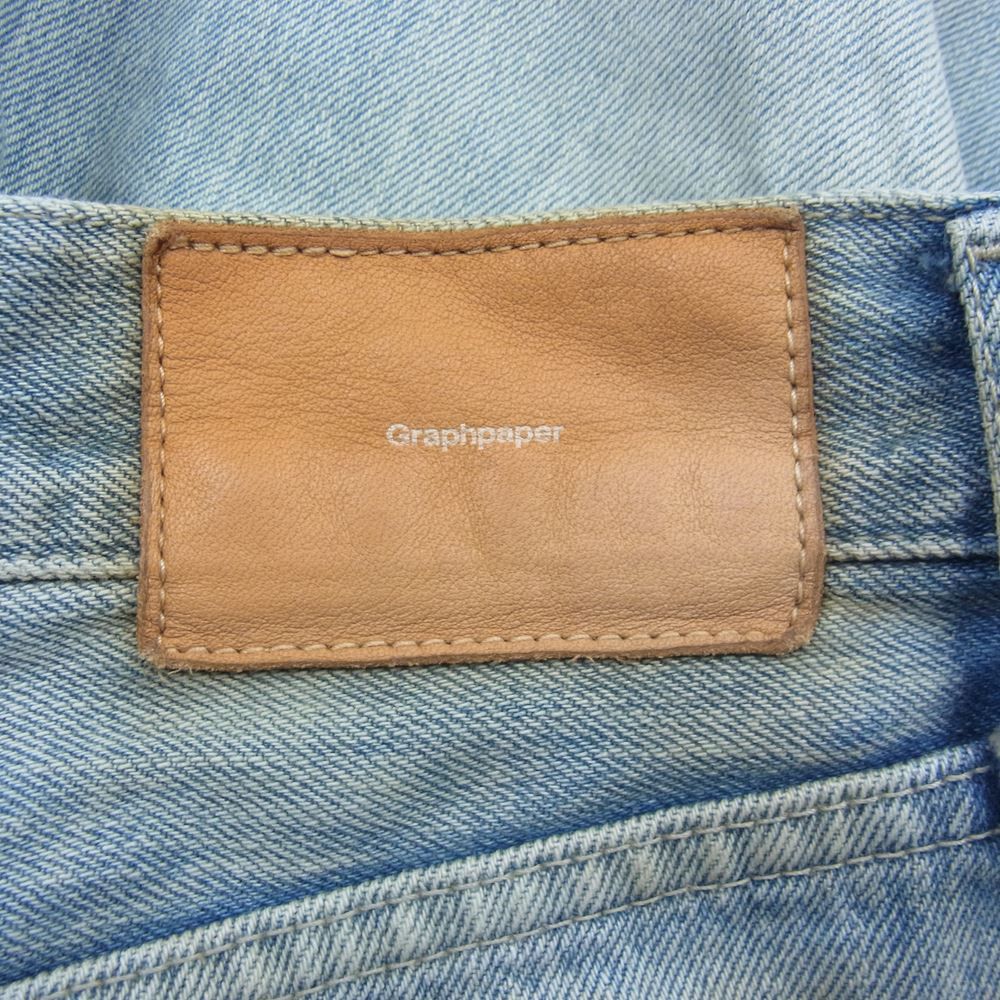 GRAPHPAPER グラフペーパー GM223-40019LB Selvage Denim Five Pocket