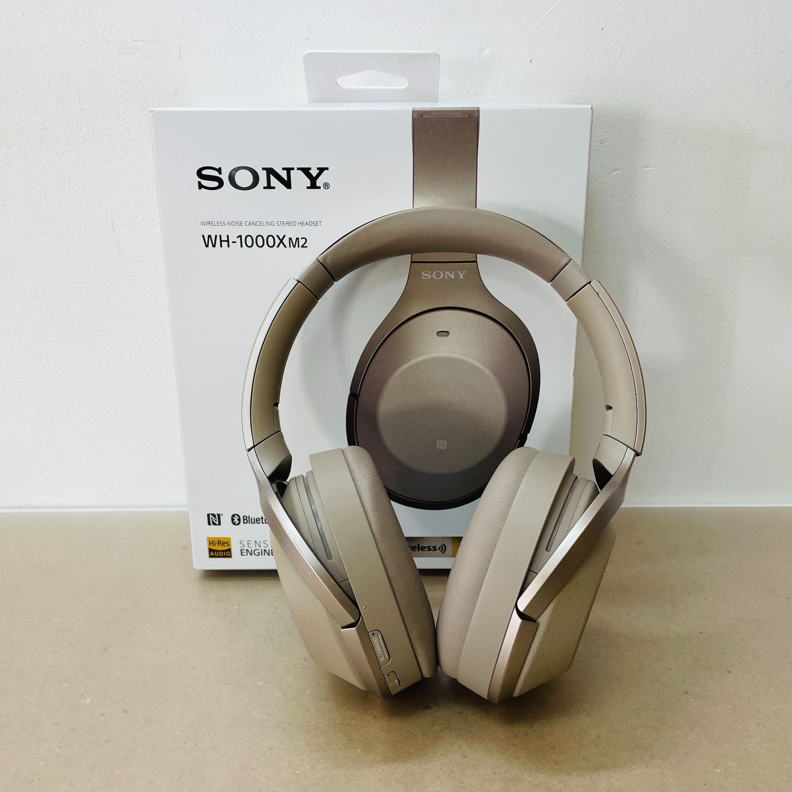 SONY WH-1000XM2 ワイヤレスノイズキャンセリングステレオヘッドセット C2912 80サイズ発送