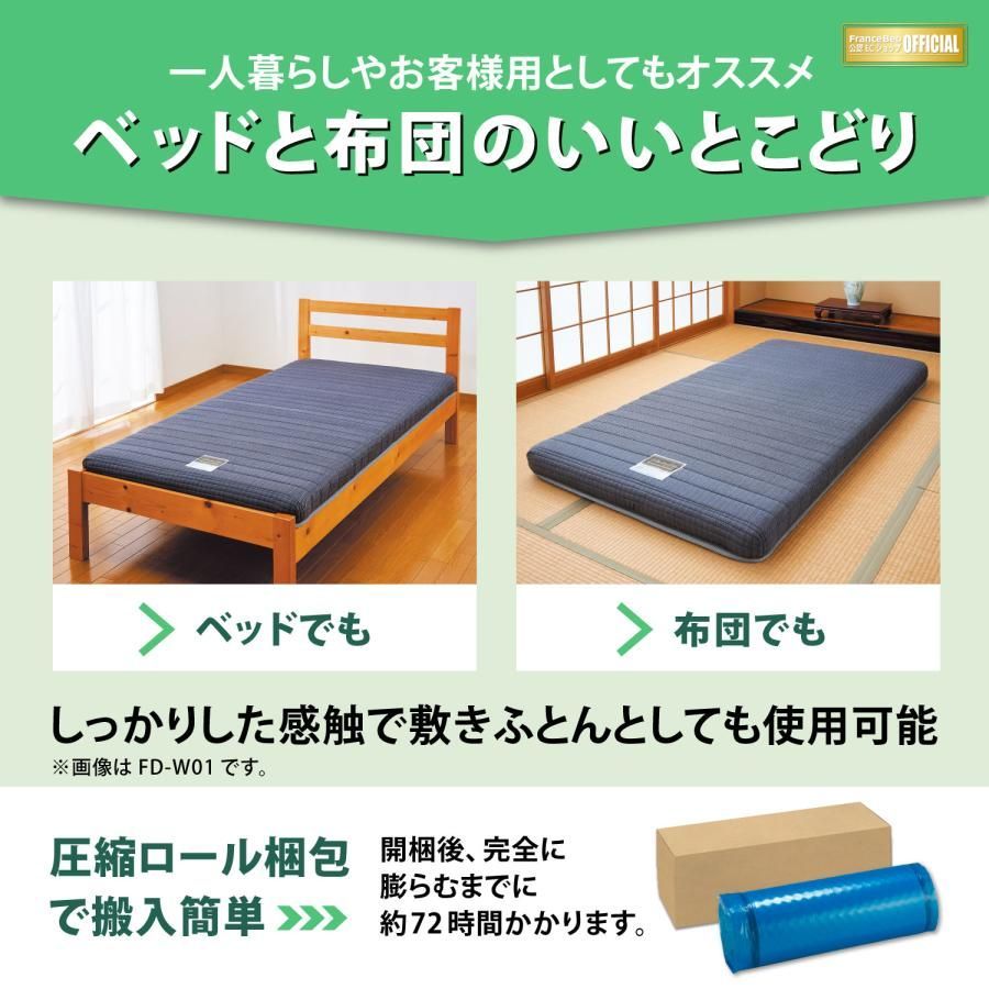 フランスベッド 三つ折りスプリングマットレス