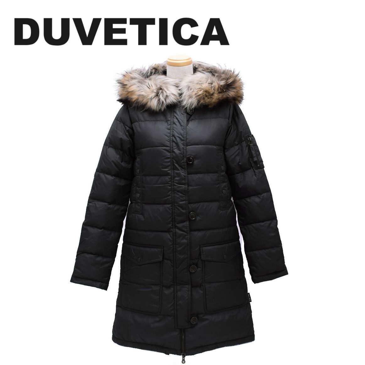 DUVETICA デュベティカ 182-D.1760N00/1162-MFN CORCIRA NERO ダウンコート・ジャケット レディース