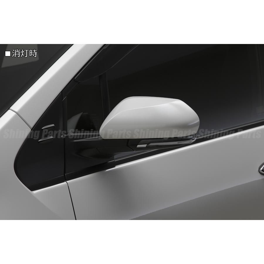 50系 プリウス 70系 カムリ LEDウインカーミラー レンズKIT 流星 Ver.4 タイマーセット オープニング機能付き ロアカバー交換式 大型ウインカー ドアミラー フットランプ内蔵 シーケンシャルウインカー Revier FFCRYSTALESIA_COM