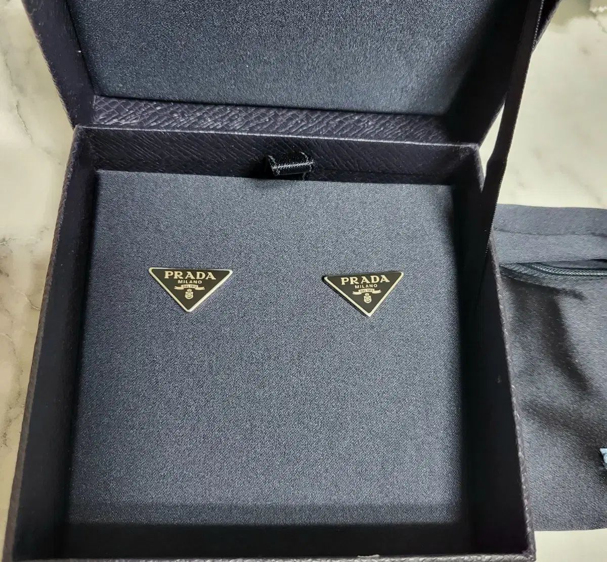 Prada Prada プラダ 1JO720 2DSP F0002 スマルト 宝石 イヤリング
