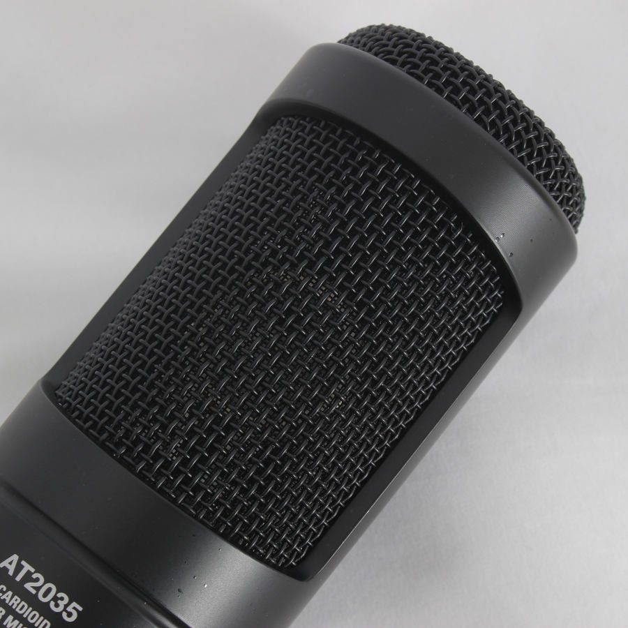 美品】Audio-Technica AT2035 コンデンサーマイク マイクロホン 