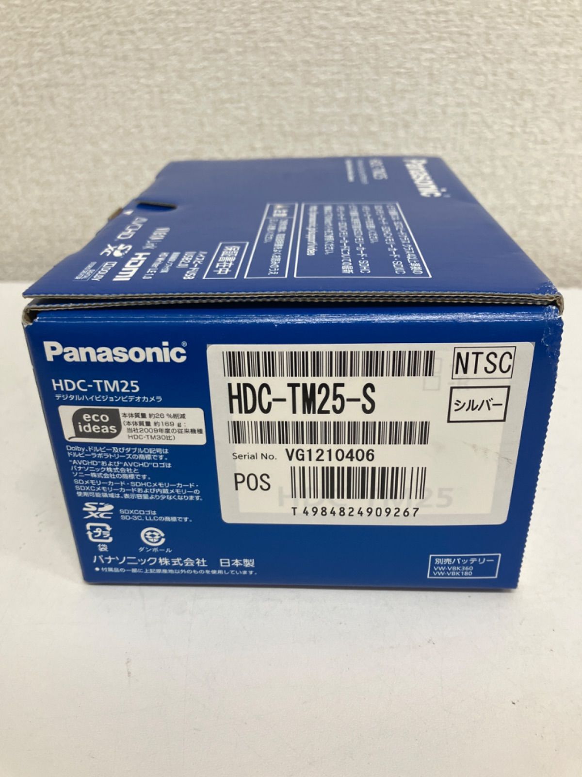 未使用】Panasonic パナソニック HDC-TM25 ビデオカメラ - メルカリ