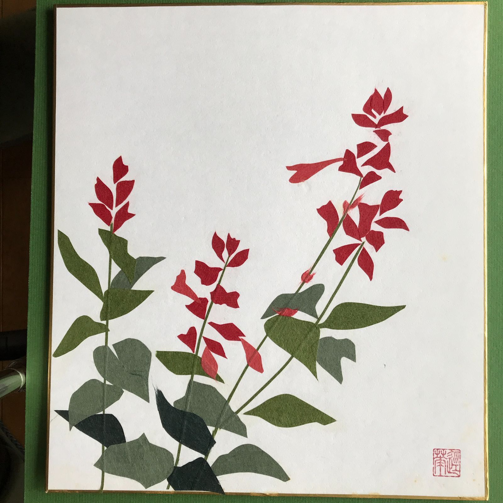 『 ちぎり絵 』 ちぎり絵 #19 - メルカリ