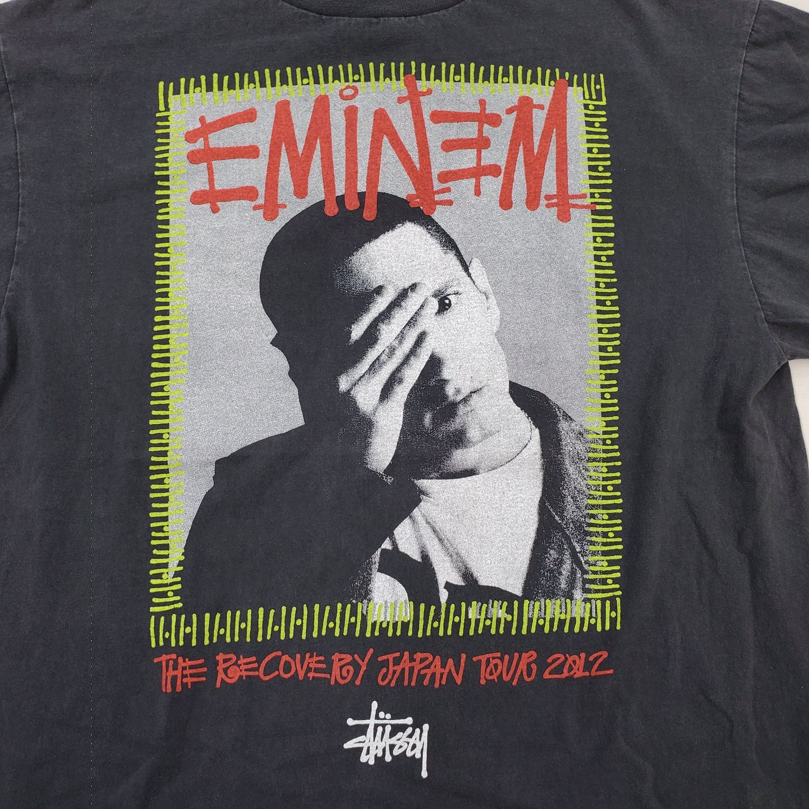Eminem TOUR Tシャツ XLサイズ STUSSY × EMINEM THE RECOVERY JAPAN TOUR 2012 Tシャツ メンズ