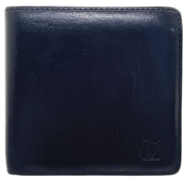 ルイヴィトン 財布 ノマド ポルトフォイユ マルコ ノワール カーフ M85016 LOUIS VUITTON ブラック 黒 レザー 革 二つ折り財布 コンパクト財布 ミニ財布 ミニウォレット サイフ メンズ 紳士 男性